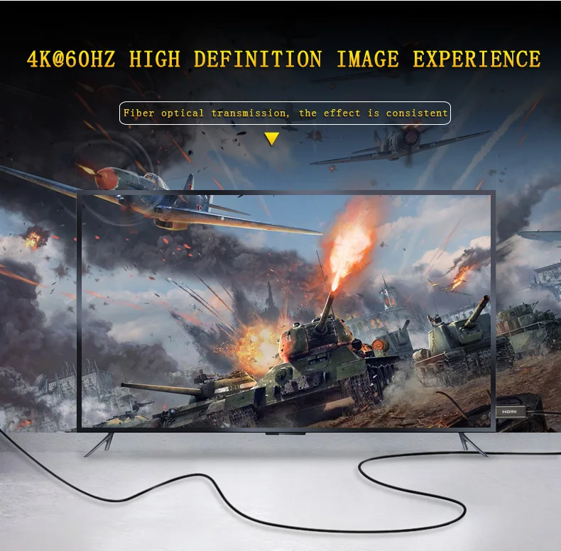 OEM High Quality Male To Male 4K 1080p Displayport DP Transfer To HDMI Adapter Cable