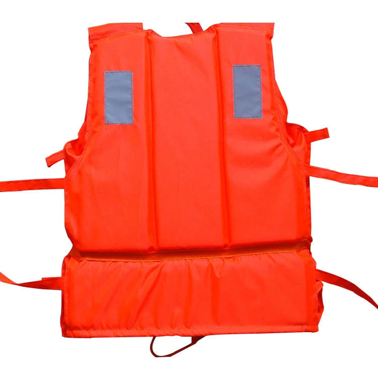 便宜的漂流橙色救生衣海洋