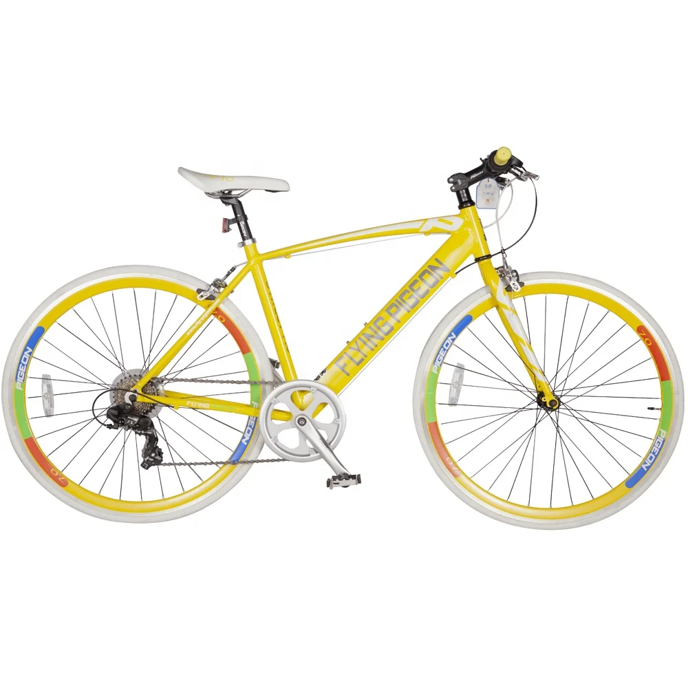Flying Pigeon Road Bike 7 Speed - 700C Aluminum Frame, Alloy