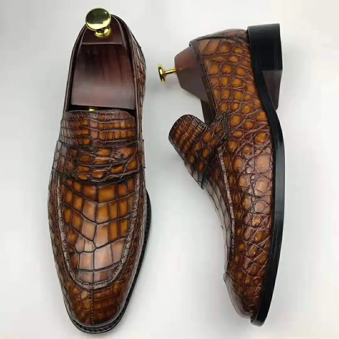 crocodile skin shoes mens