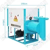 Grains peeling machine splitting machine 500kg/hour husking for soybean black bean chickpea splitting for lentils mung bean