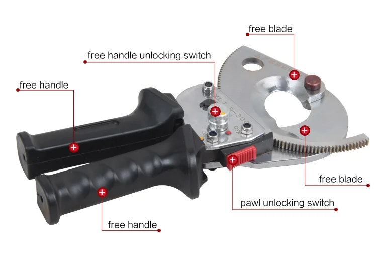 Xljd500 Max 500 Sqmm Ratchet Cable Cutter For Cu Al Cable Buy