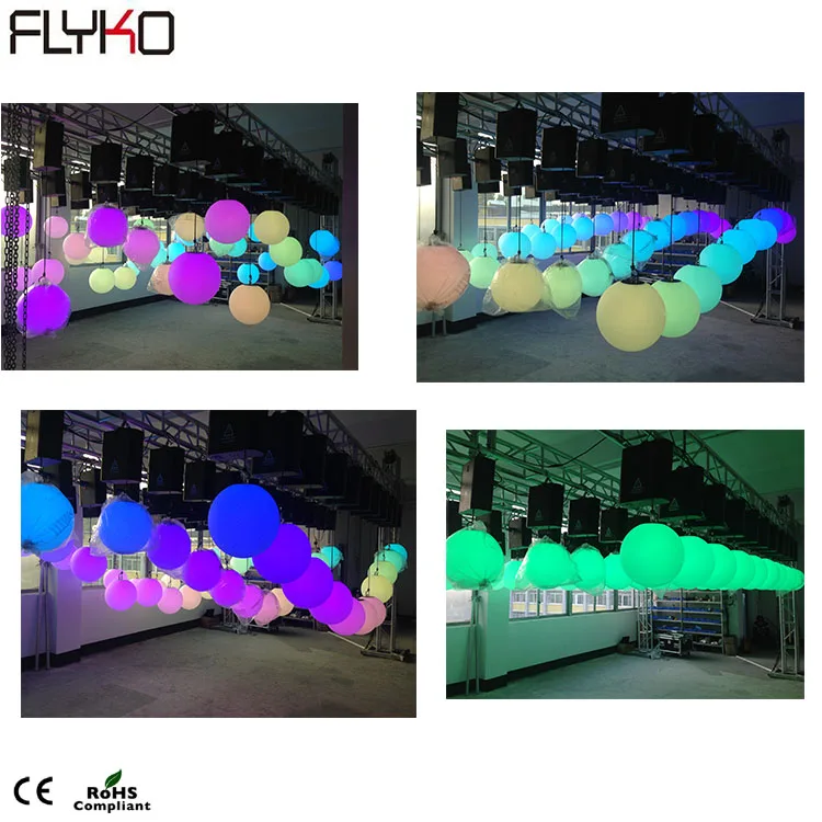 Led lift ball , led kinetic lighting system , color led disco ball