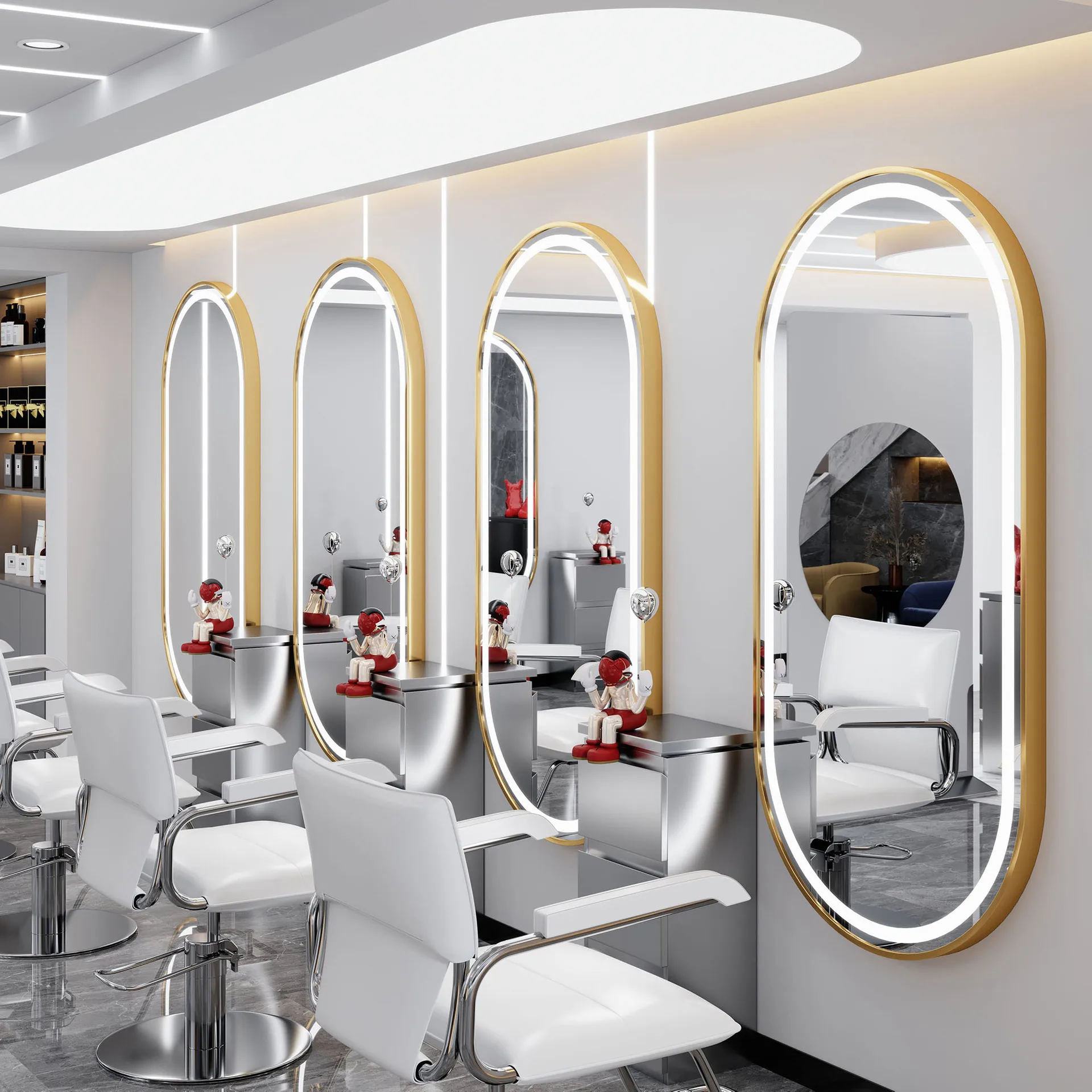 china barber shop salon mirrors factory