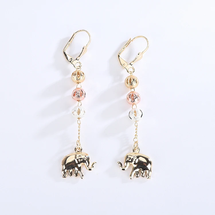 

High Quality Long Earrings,12 Pairs, Golden