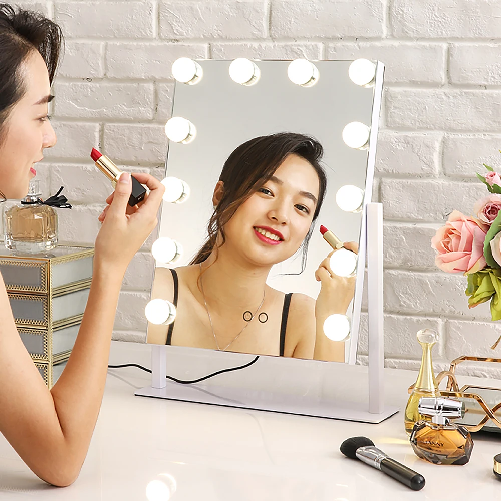 12 led makeup mirror 