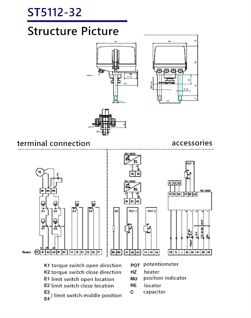 Germany Rtk St511232 Electric Actuator Control Valve Buy Electric Actuator,St511232,Rtk