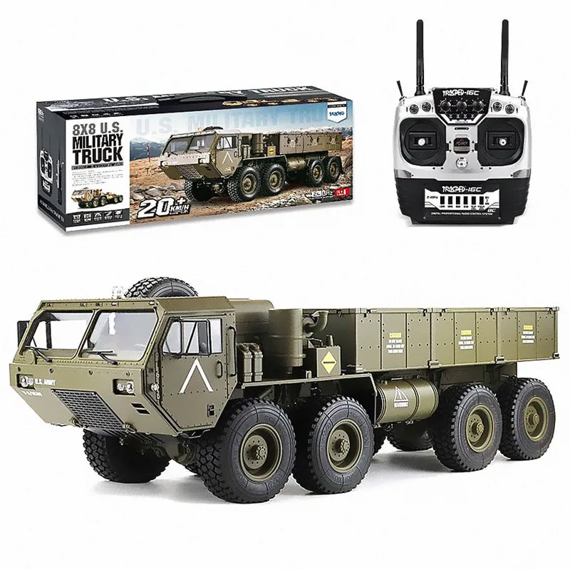 8x8 military truck rc