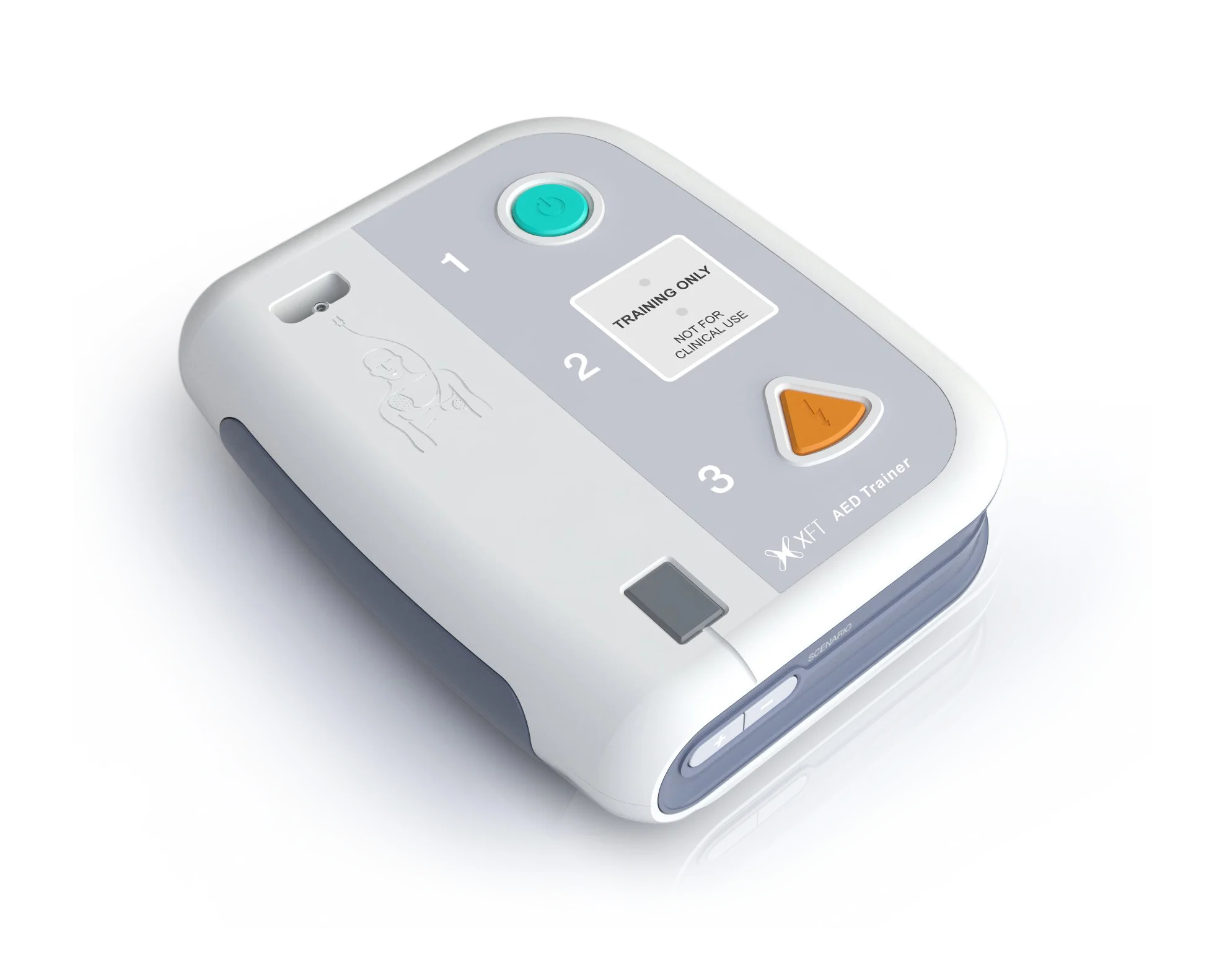 Xft120c+ Portable Defibrillator Training Aed Trainer Smart Aed Trainer