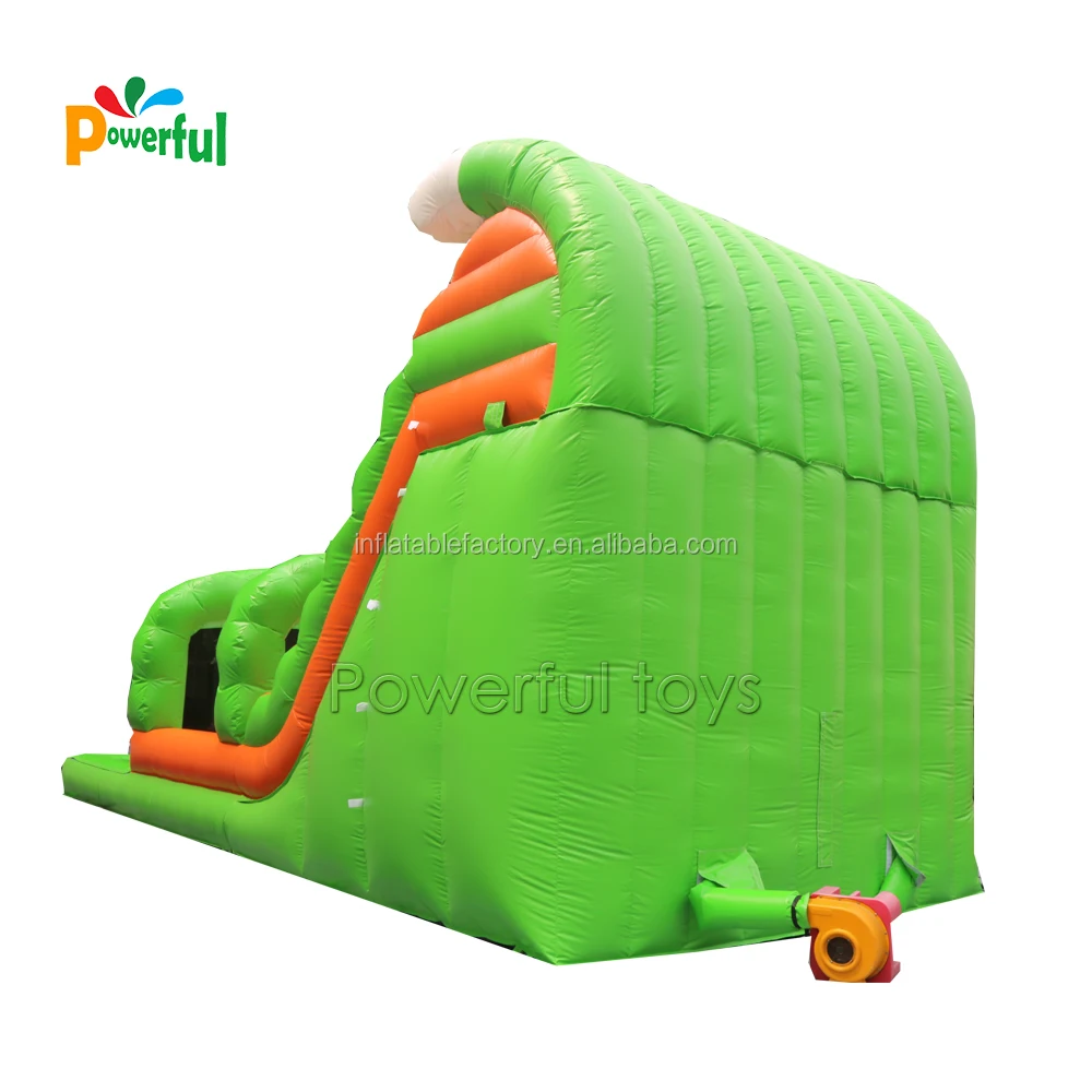 outdoor big cheap price inflatable water slide with swimming pool