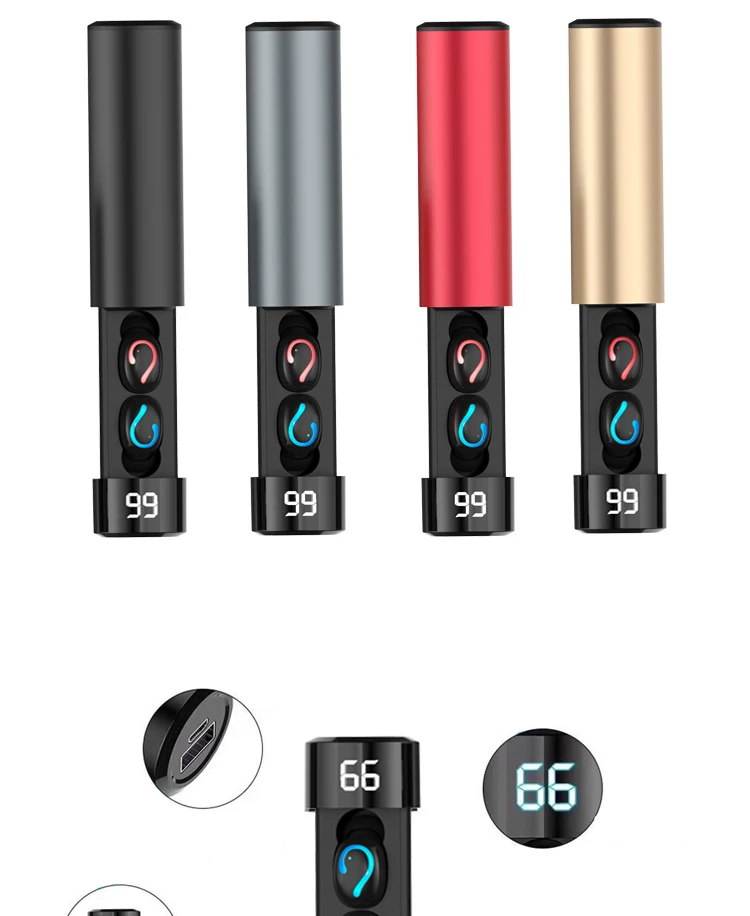 New capsule wireless earbuds bluetooth 5.0 2020 true earbud earphone for Samsung - ANKUX.COM