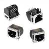 Tab Down Half Shielded 8P8C Ethernet Network Female Jack RJ45 Connector