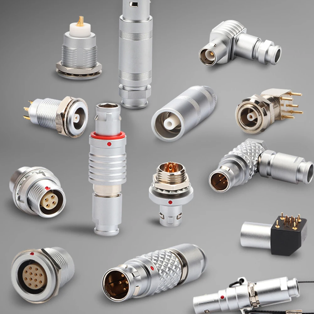 LEMO-Compatible Push-Pull Circular Connector 2-16 Pin Waterproof Metal Connector for Medical & Industrial Equipment插图5 LEMO-Compatible Push-Pull Circular Connector 2-16 Pin Waterproof Metal Connector for Medical & Industrial Equipment插图5