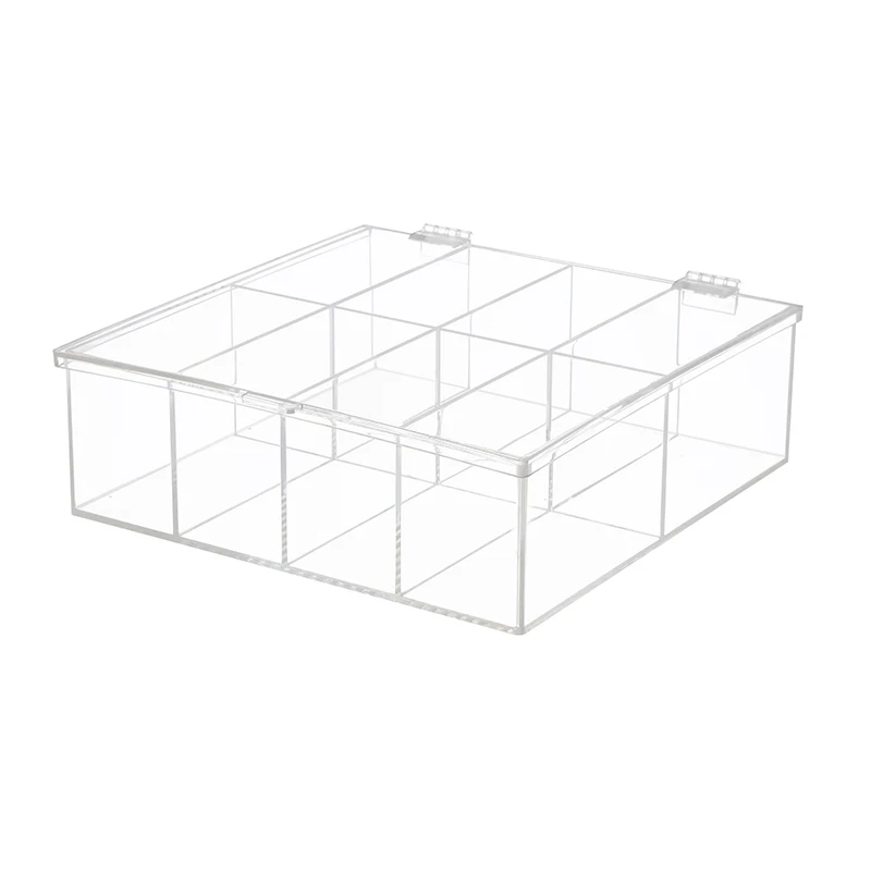 Wholesale Customized Small Clear Case Acrylic Display Boxes Transparency Large Space Storage