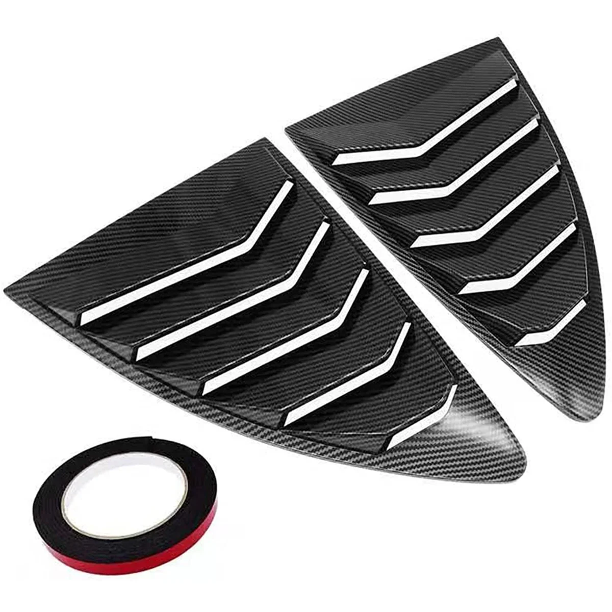Carbon Fiber Window Side Louver Cover For Toyota 86 Scion FR-S Subaru BRZ USA