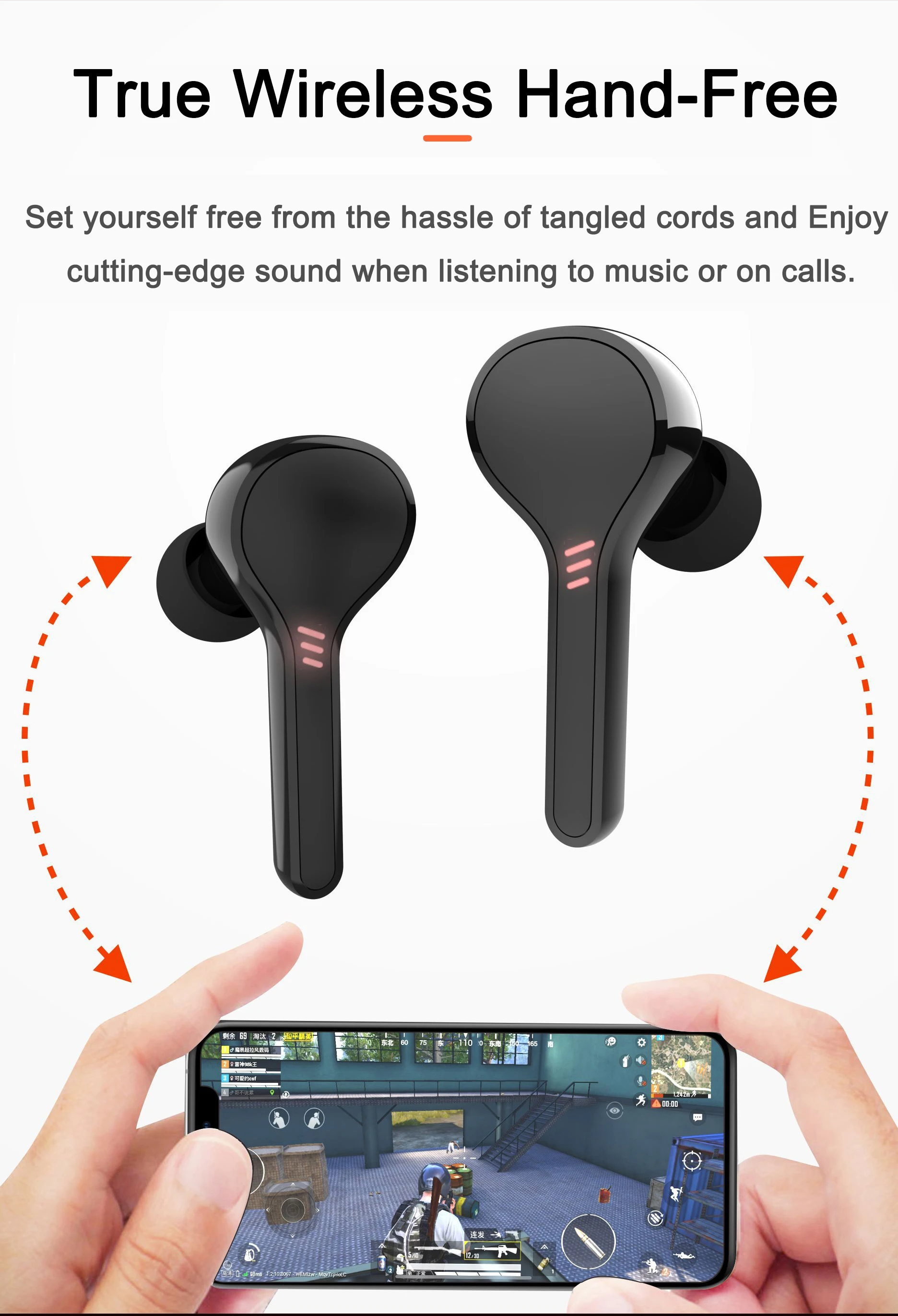 Tws headphone wireless bluetooth 5.0 earphone mini earphone sports driving headset wireless bluetooth earbuds with charing box - ANKUX.COM