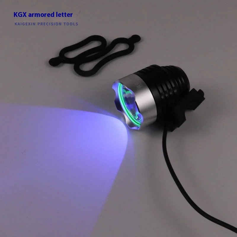 Kaigexin K-338 Industrial Single Lamp UV Glue Curing Lamp Mobile Phone Maintenance USB Power Supply 10-Second Curing OEM