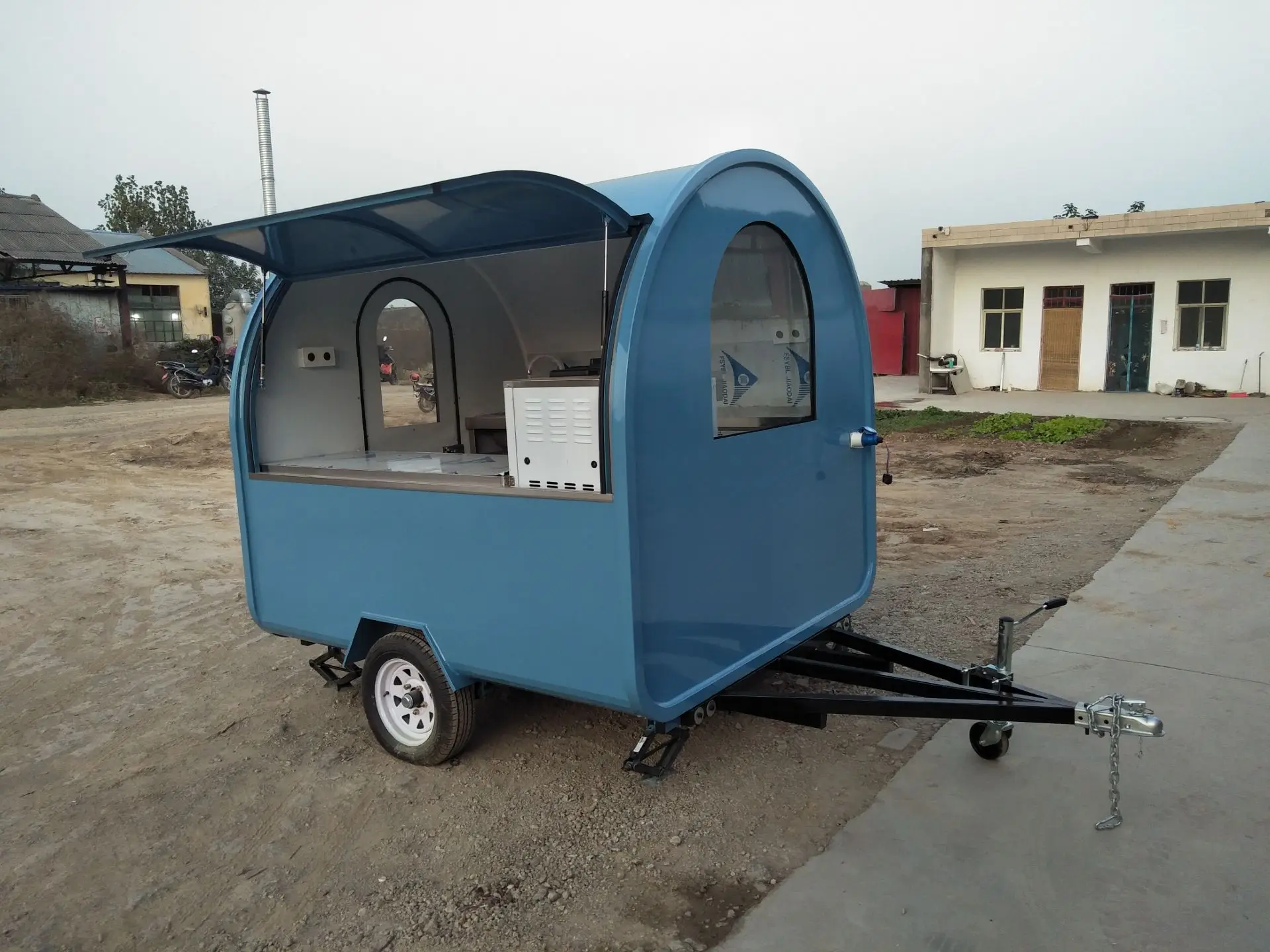 Cheapest European Standard Mobile Kitchen Hamburger Food Trailer