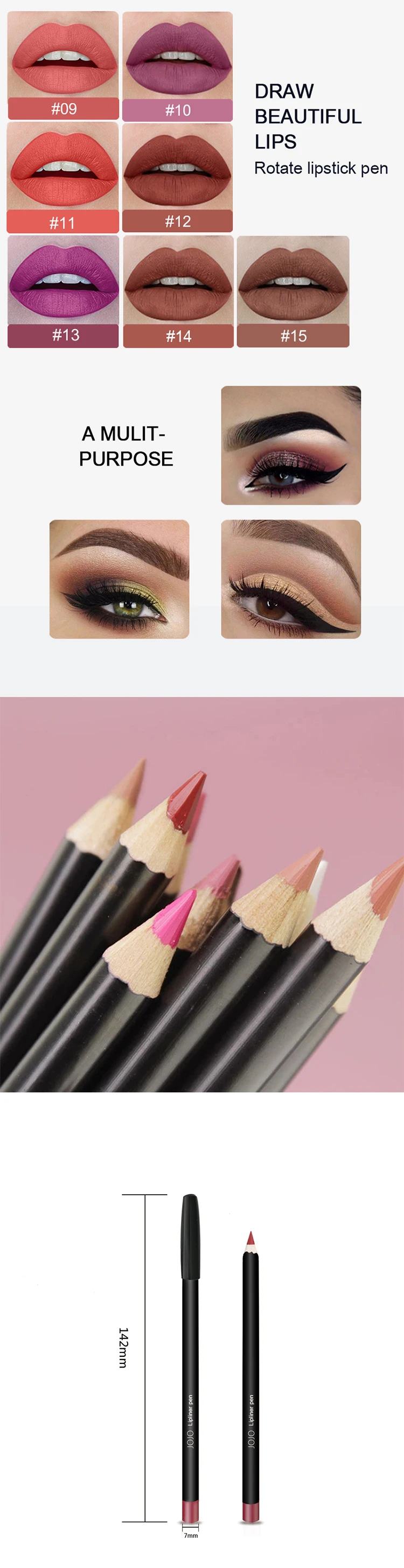  Lipliner Pencil Private Label