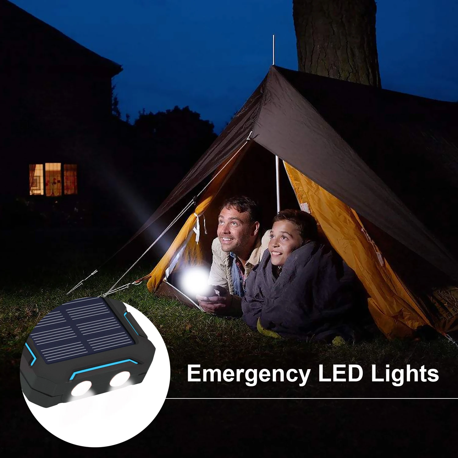 Large capacity 12000mah DN25 solar power bank