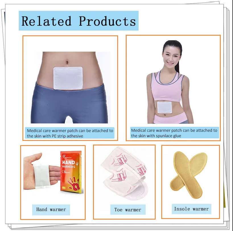Air Activated Heat Pain Relieve Patch Health Care Heating Menstrual Pad