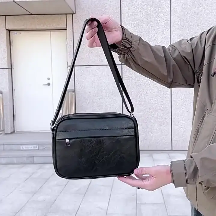 Luxury Design Business Casual Men Waterproof Crossbody Shoulder - Main Image