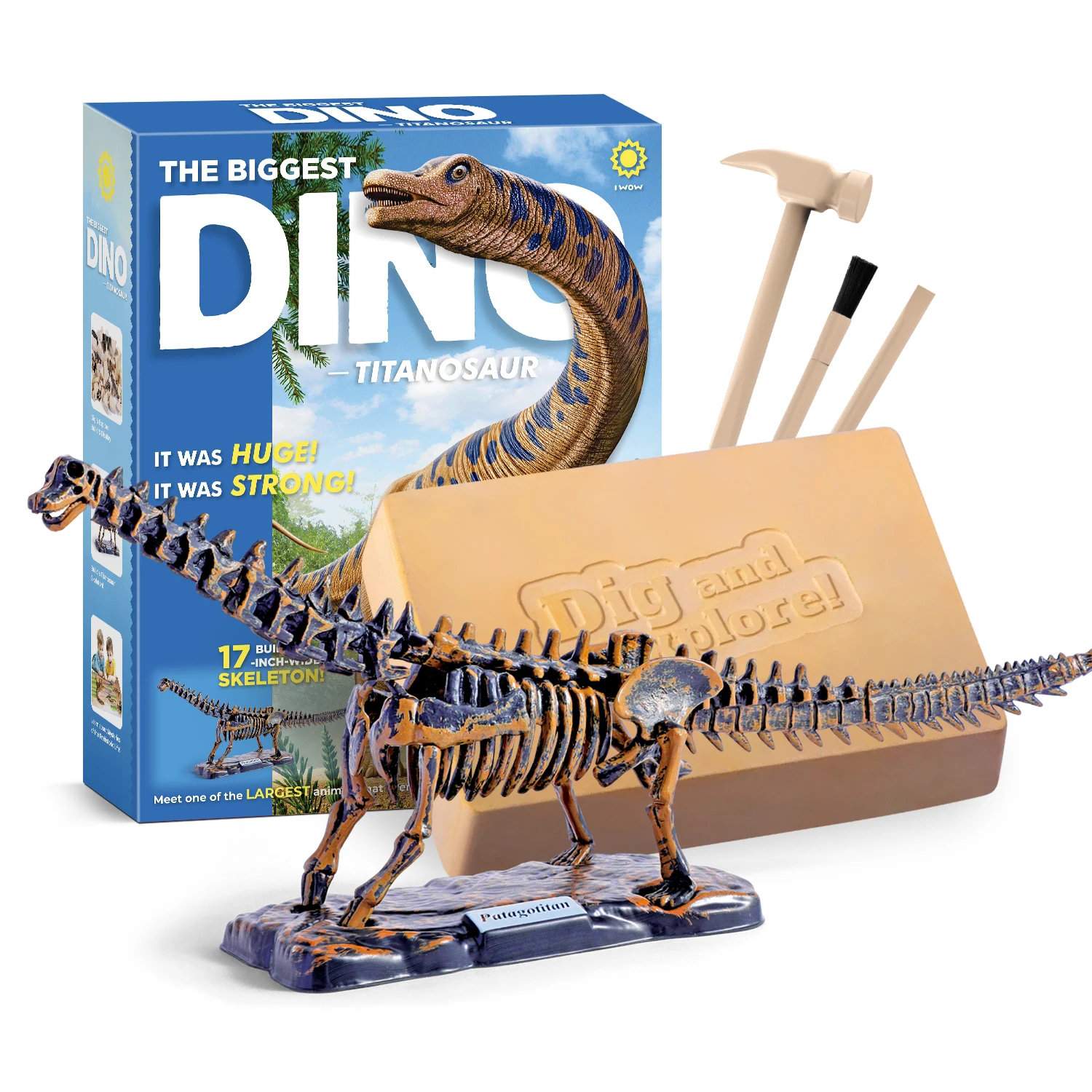 Educational Realistic Fossil Digging Dinosaur Dig Science Kits 3d ...