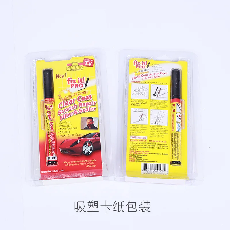 Hot selling Blister &amp;Opp Bag Packaging Car scratch repair Fix it pro Paint Marker Pen