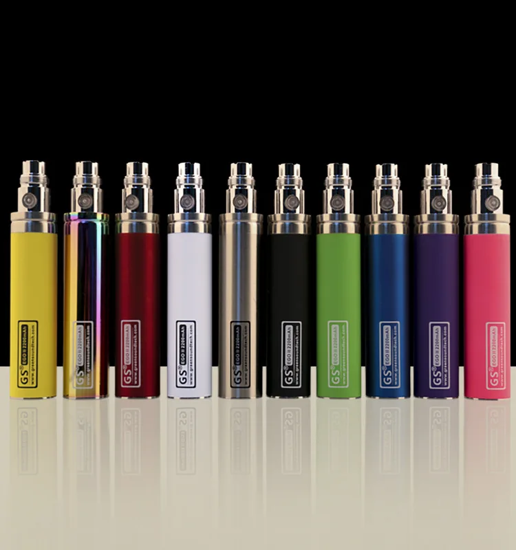 
In Stock Authentic GS EGO II 2200mAh Battery Kgo One Week Mega forAtomizers 100% Original Fast Shipment vs 3200mAh 