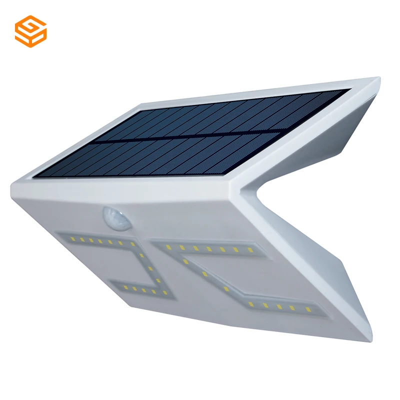 500LM IP65 Smart Motion Sensor Security LED Solar Outdoor Waterproof Wall Light