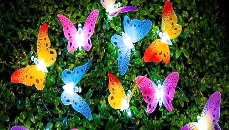 Butterfly Dragonfly Solar Power LED Light Outdoor Garden Yard Lawn Lamp Decor Butterfly Dragonfly Solar Power LED Light Outdoor Garden Yard Lawn Lamp Decor