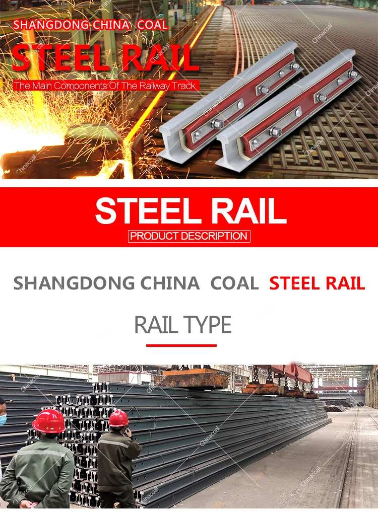 9kg/m Track Light Steel Rail Railroad Steel / Railway Steel Rail Uic60