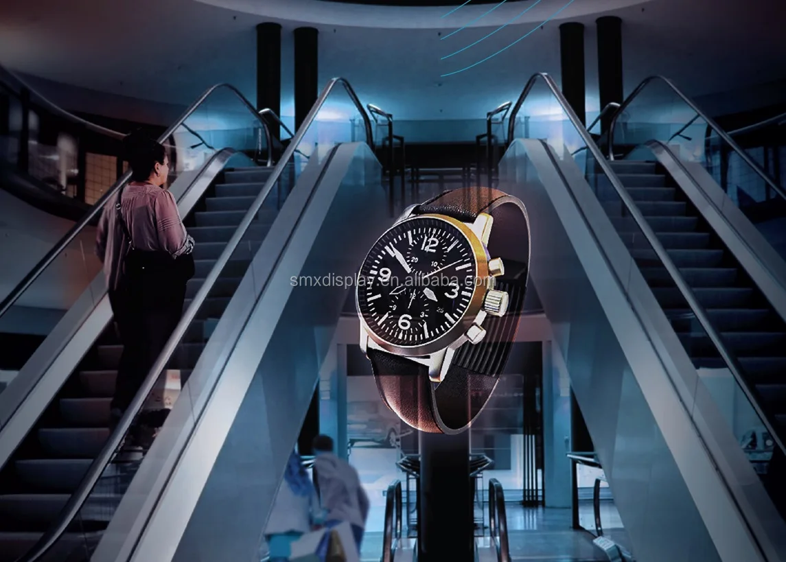 56 Cm Holographic Spinning Led Hologram Fan Advertising Display With