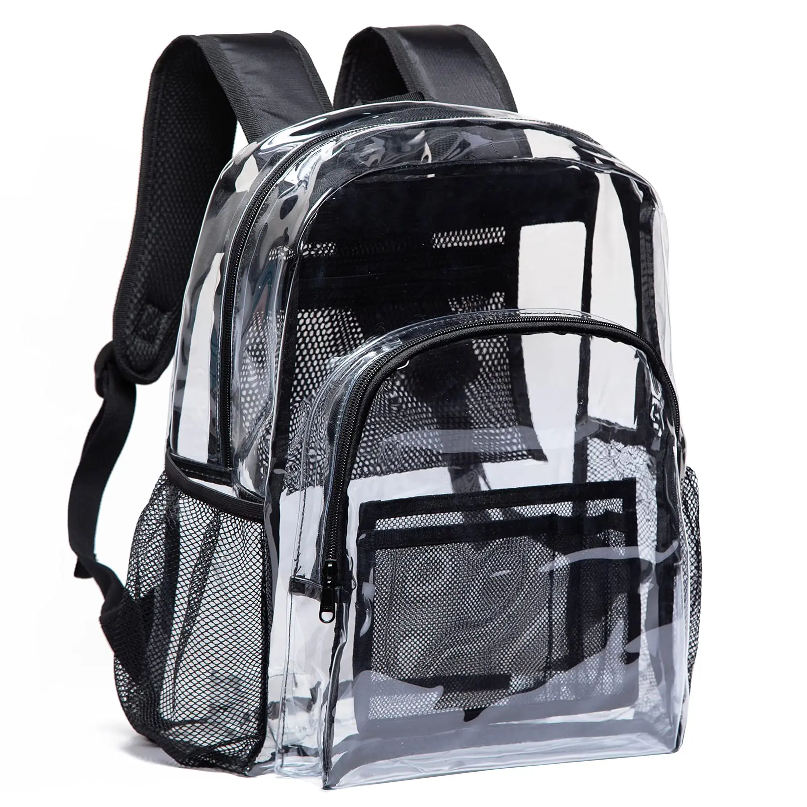 Clear Backpack Heavy Duty Pvc Transparent Backpack With Reinforced ...