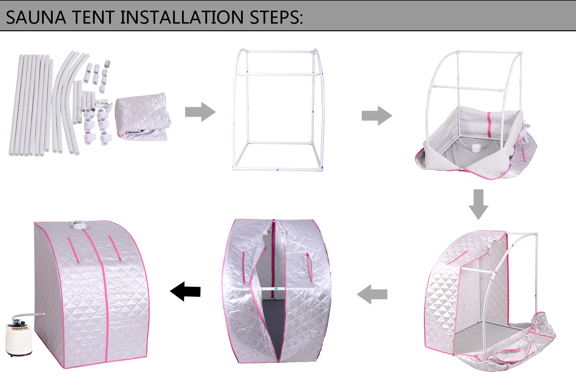 Portable steam sauna for фото 41