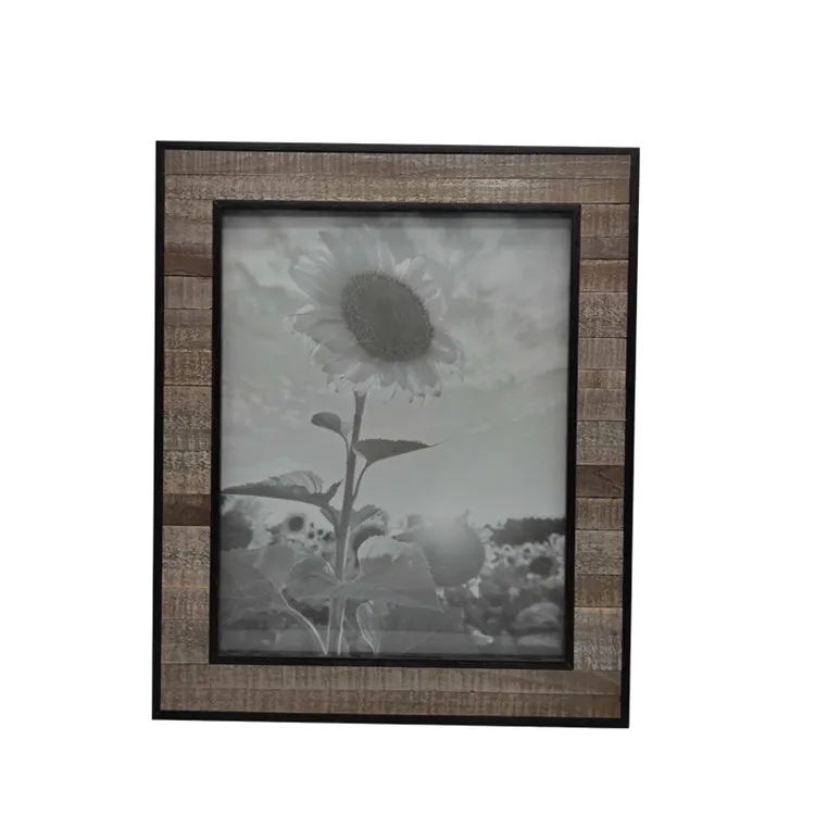 Wholesale 11x14 inches wood picture frames with a flower