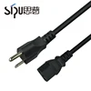 SIPU c19 to c13 US USA American 3pin 2pin power cord