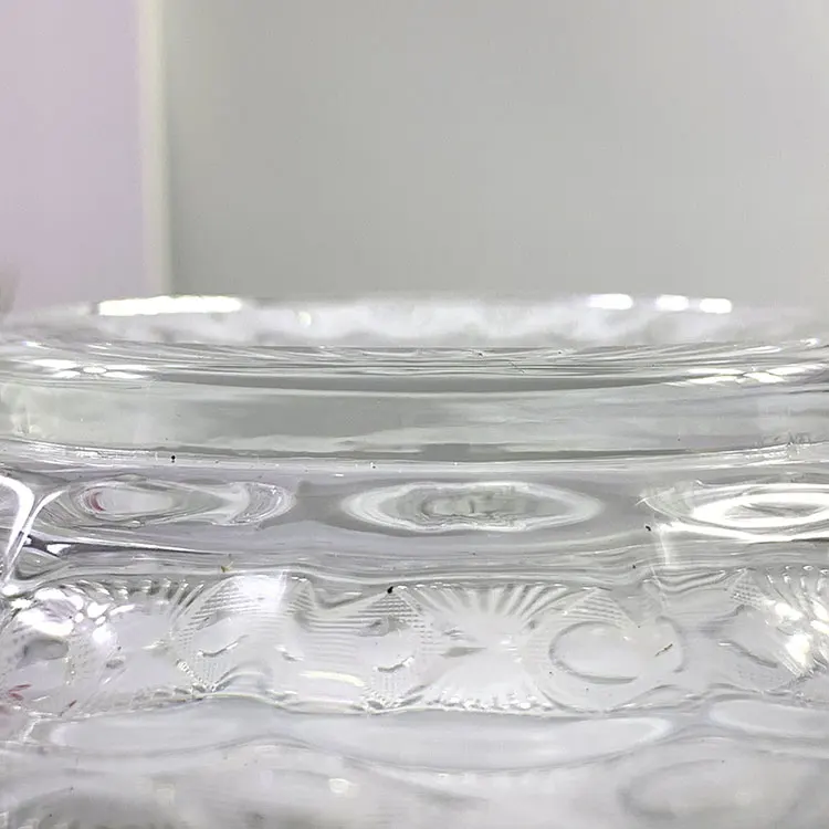 High Quality Large Size Candy Jars Handmade Clear Glass Candy Jar With Lid