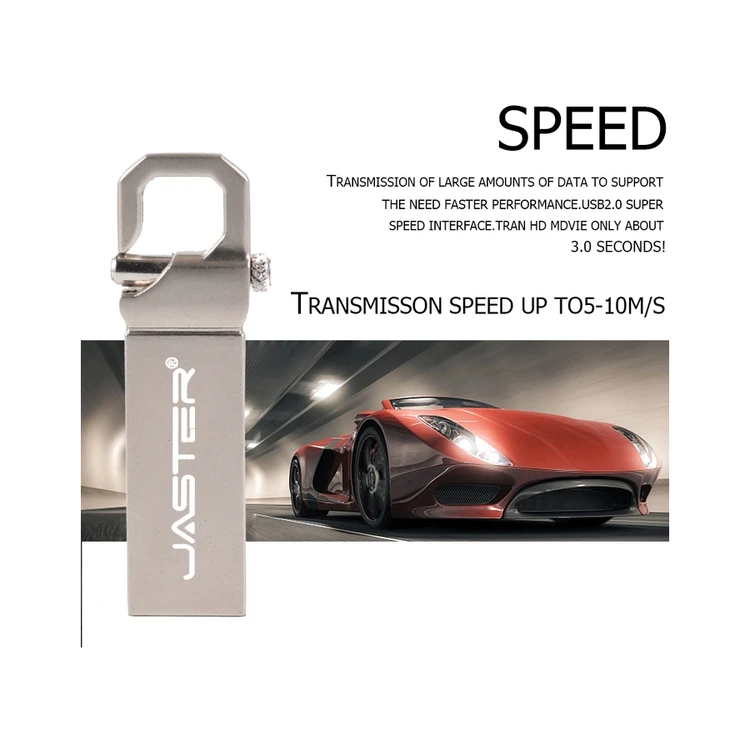 JASTER USB Flash Drive 64GB Metal Pendrive High Speed Memory Stick 4GB 32GB Pen Drive Real Capacity 16GB USB Flash Custom LOGO - ANKUX.COM