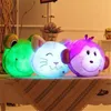 Custom LED light toy animal plush toy soft monkey cat frog bear plush toy