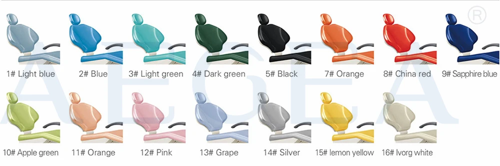 AG-808L china professional luxurious multi-functional economic dental chair for sale