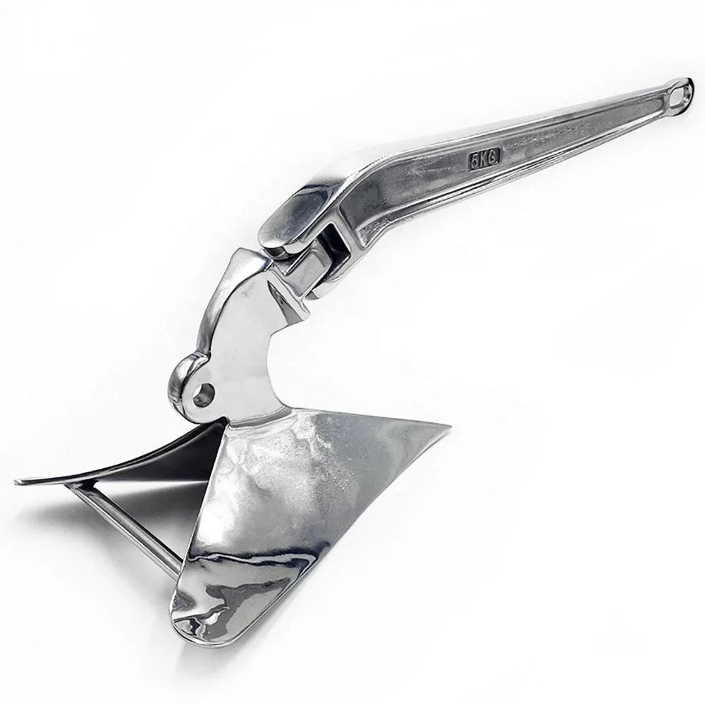 Mirror Polished Marine Stainless Steel Plough Plow Anchor For Boat