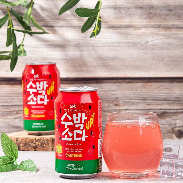 
watermelon soda watermelon beverage watermelon drink soda blasting made in Korea 