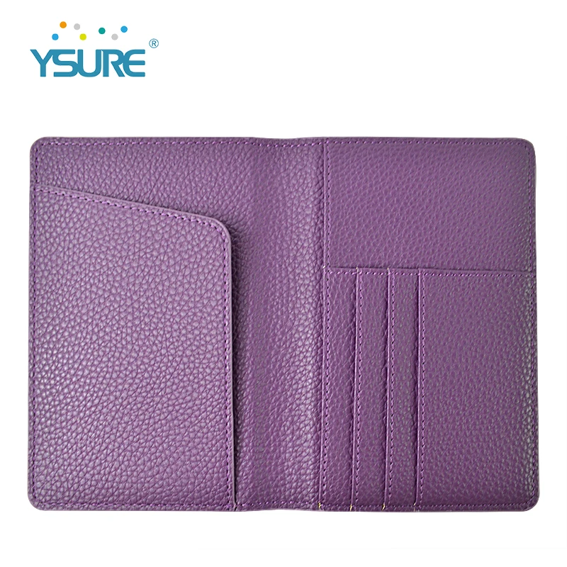 Ysure Hot Products Saffiano Leather Passport Card Holder Cover Custom