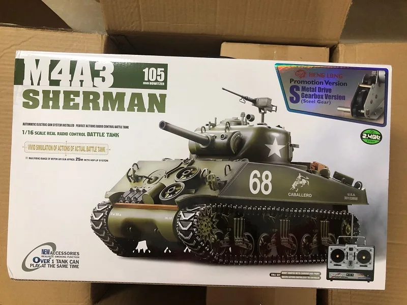 M4a3 38981upg Full Metal Rc Tank Bb Heng Long Rc Tank 116 Tanks Metal