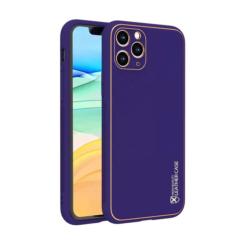 Mobile Accessories Fashion Design Luxury Pastel Leather Cell Phone Covers Case For Apple Iphone