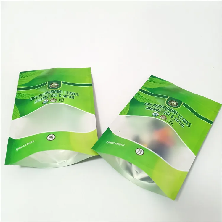 

metalized tand up pouch,500 Pieces, Customized color