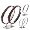 Stainless Steel Metal Frame Leather Belt Retail Rack Display Stand For Clothes Store