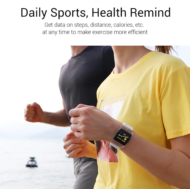 P63 Men Women Watch Calories Step Counter Activity Bracelet Smart Fitness Pedometer Fitness Tracker Watch