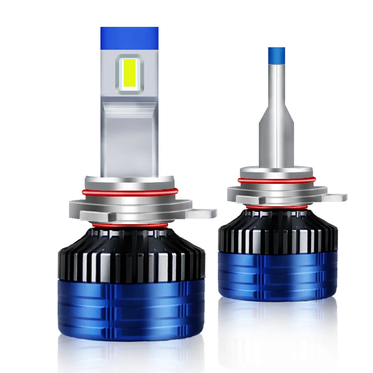 High power  55W 8000LM H1 H3 H7 H11 9005 9006 COB CSP LED Headlight 6500k Hi-Lo Beam Bulb Head Lamp Car LED Headlights